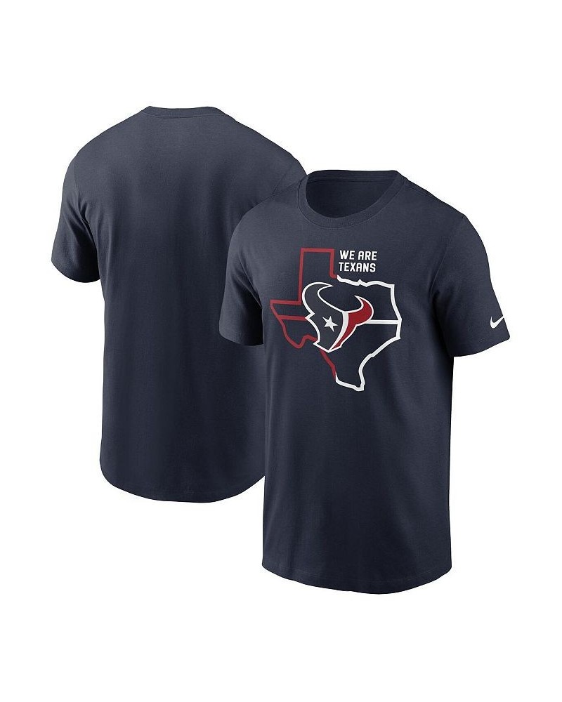 Men's Navy Houston Texans Essential Local Phrase T-shirt $18.90 T-Shirts