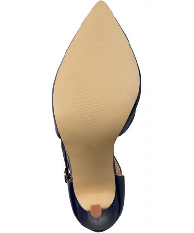 Women's Tru T-Strap Stilettos Navy $49.00 Shoes